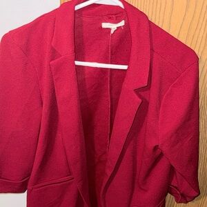 Maurices Women's Vibrant Red Blazer